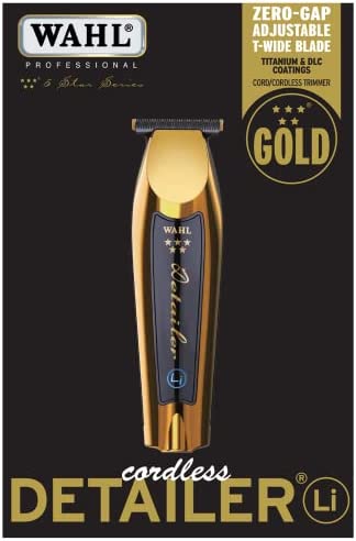 WAHL DETAILER LI GOLD TRIMMER – Modern Barber Supply WAHL DETAILER LI GOLD TRIMMER – Modern Barber Supply
